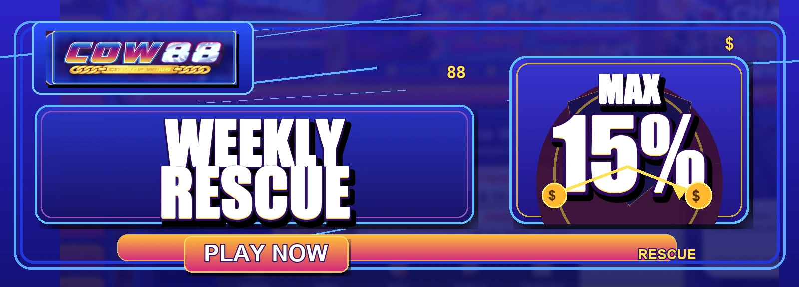 MWCASH Weekly Cashback Max 15% Bonus